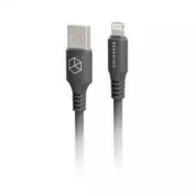 Кабель Breaking Soft Touch K19, USB-A Lightning, 3.0A 1м (Черный) 21348