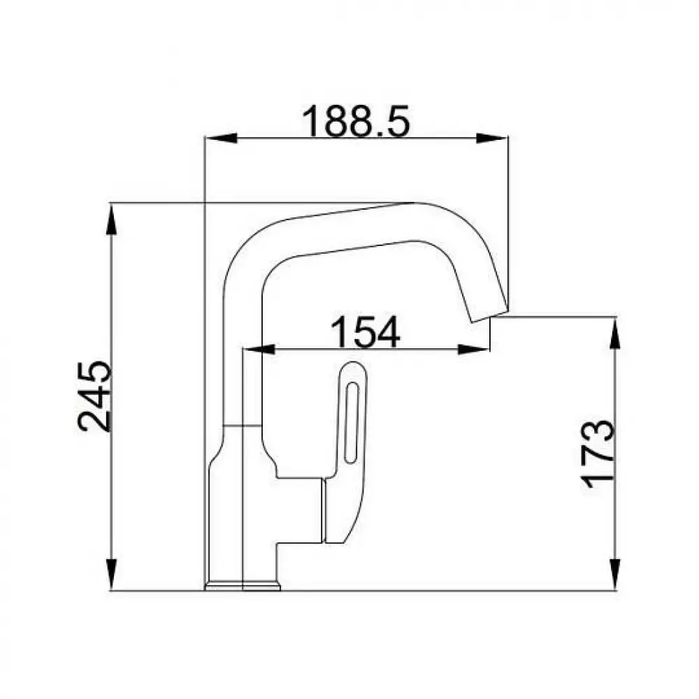 Смеситель для раковины Haiba HB10825-5, золото