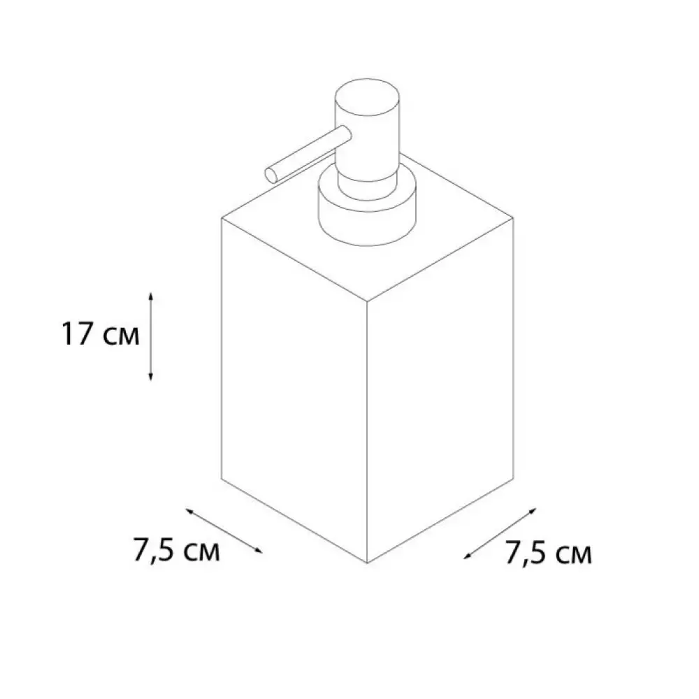 Дозатор для жидкого мыла Fixsen Gusto FX-300-1