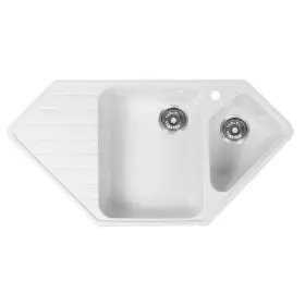 Мойка S32 1,5 чаши+кр угловая (дакар) Sim Gran