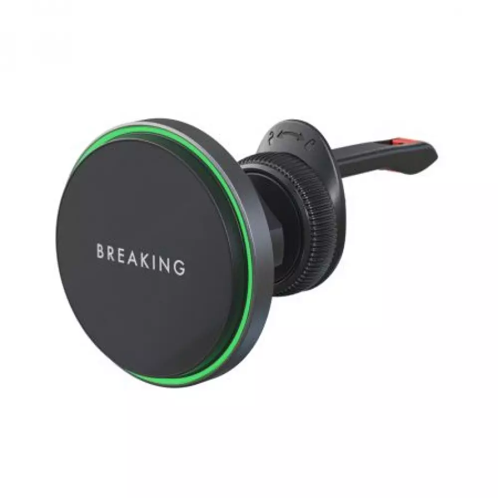Держатель автомобильный Breaking C3, Mag•Safe Qi, 20W, (Черный) 26109