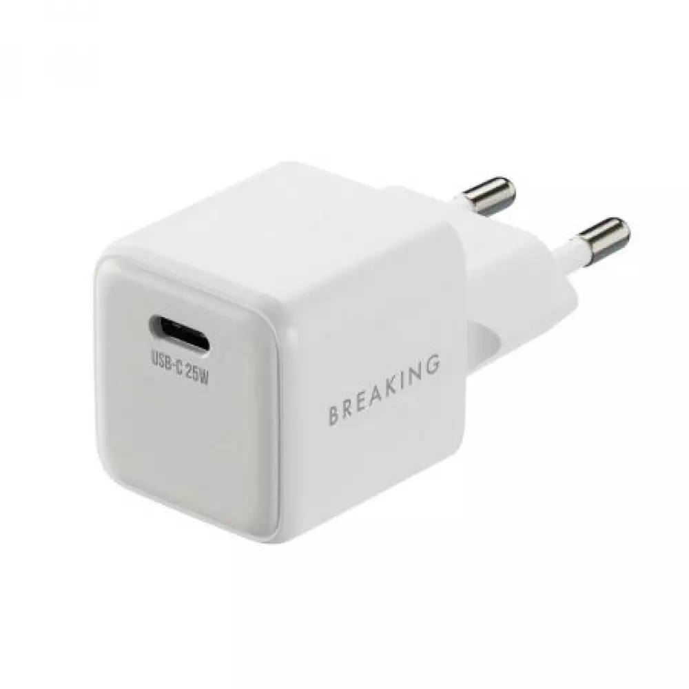 СЗУ Breaking P-09, USB-C, CaN 25W, 3A белый 22244