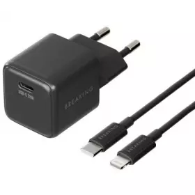 СЗУ Breaking P-10, USB-C, CaN 25W, 3A+кабель USB-C Lightning черный 22247