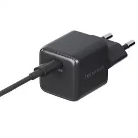 СЗУ Breaking P-10, USB-C, CaN 25W, 3A+кабель USB-C Lightning черный 22247