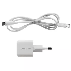 СЗУ Breaking P-11, USB-C, CaN 25W, 3A+кабель USB-C - USB-C (Белый) 22248