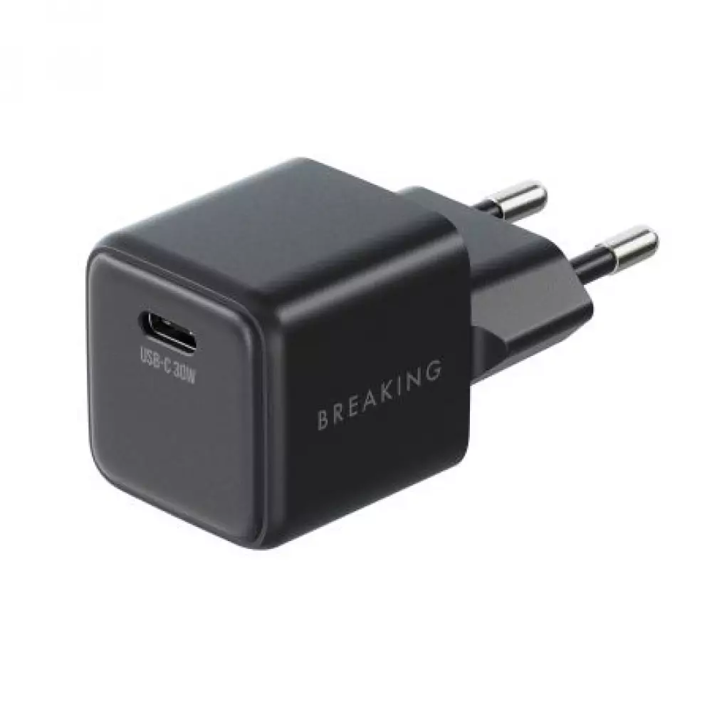 СЗУ Breaking P-12, USB-C, PD 30W, 3A черный 22251