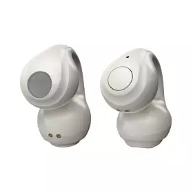 Беспроводная стереогарнитура Breaking BT-04 Clips, LED, Bluetooth 5.3 (Бежевый) 25536