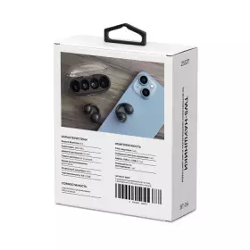 Беспроводная стереогарнитура Breaking BT-04 Clips, LED, Bluetooth 5.3 (Черный) 25537