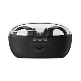 Беспроводная стереогарнитура Breaking BT-04 Clips, LED, Bluetooth 5.3 (Черный) 25537