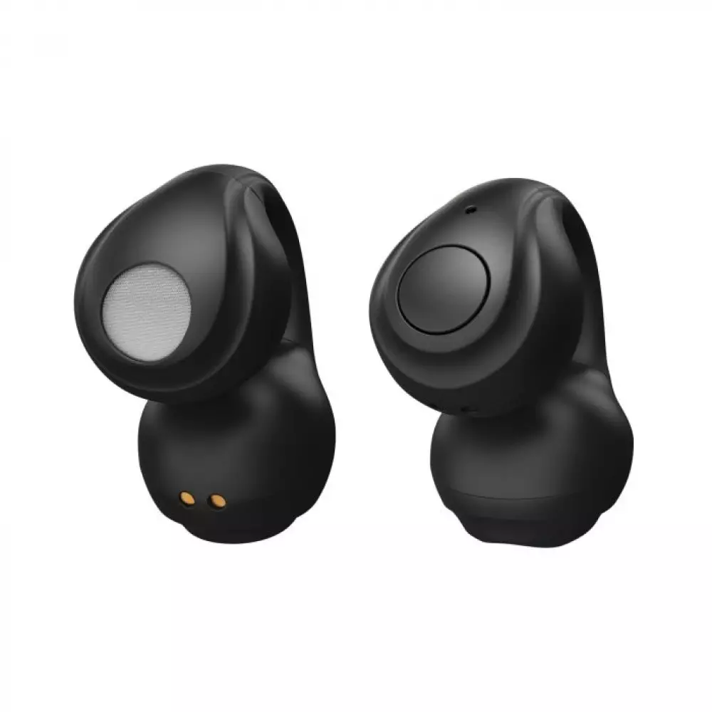 Беспроводная стереогарнитура Breaking BT-04 Clips, LED, Bluetooth 5.3 (Черный) 25537
