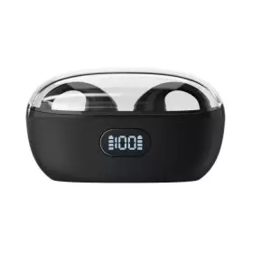 Беспроводная стереогарнитура Breaking BT-04 Clips, LED, Bluetooth 5.3 (Черный) 25537