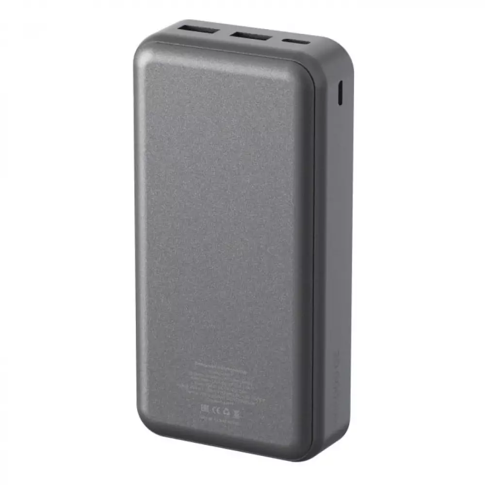Внешний аккумулятор Breaking P217, 2USB-A+USB-C, 20 000 mAh, 3.0A, 22,5W, PD, LED (Графит) 27231
