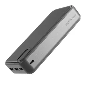 Внешний аккумулятор Breaking P217, 2USB-A+USB-C, 20 000 mAh, 3.0A, 22,5W, PD, LED (Графит) 27231