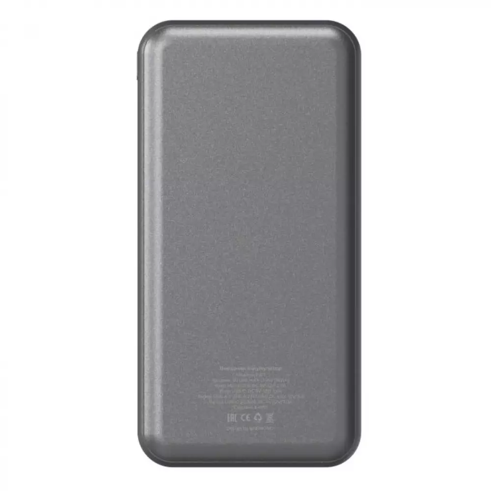 Внешний аккумулятор Breaking P217, 2USB-A+USB-C, 20 000 mAh, 3.0A, 22,5W, PD, LED (Графит) 27231
