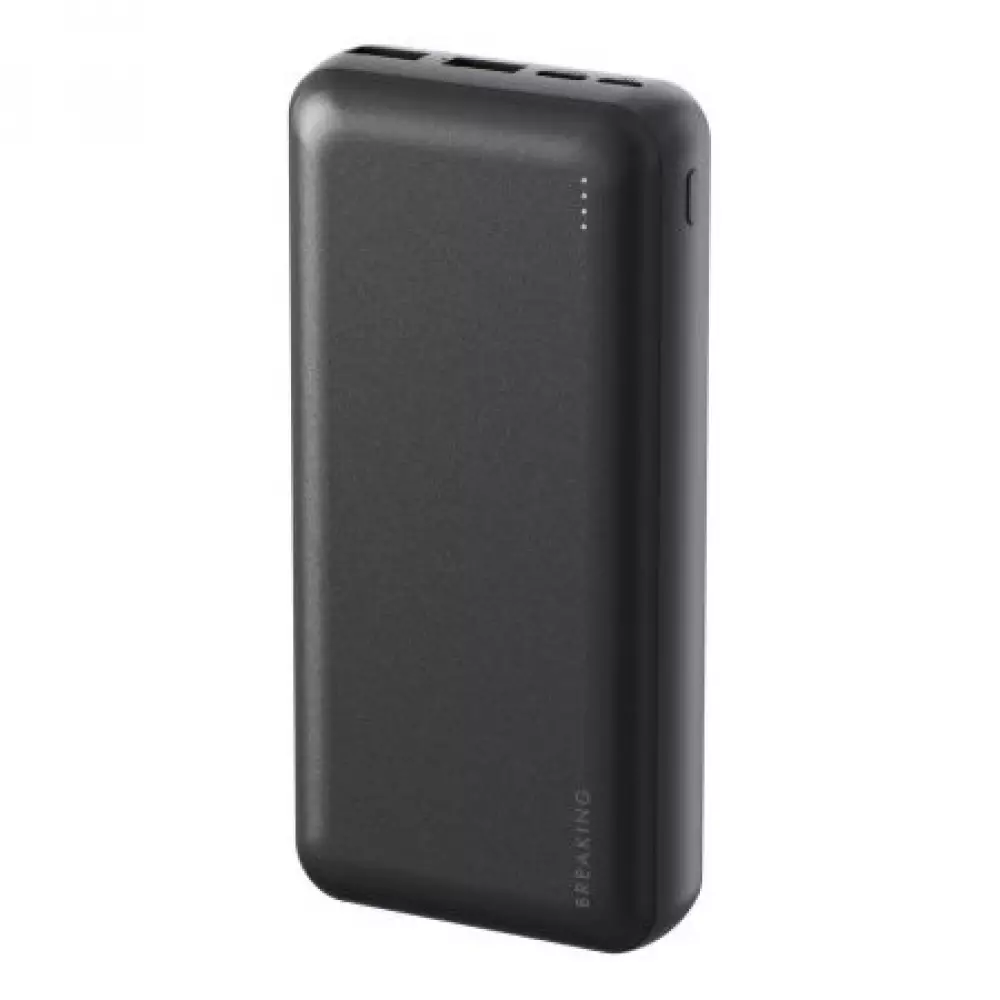 Внешний аккумулятор Breaking P214, 2USB-A, 20 000 mAh, 2.1A, 10,5W (Черный) 27228