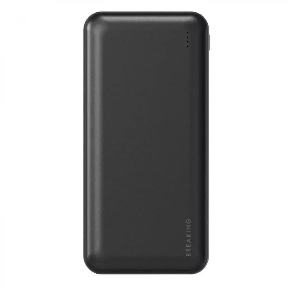 Внешний аккумулятор Breaking P214, 2USB-A, 20 000 mAh, 2.1A, 10,5W (Черный) 27228