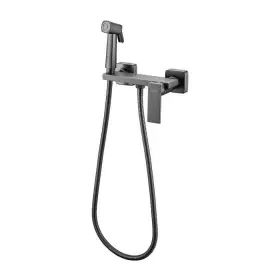 Гигиенический душ Haiba HB5517-3 со смесителем оружейная сталь