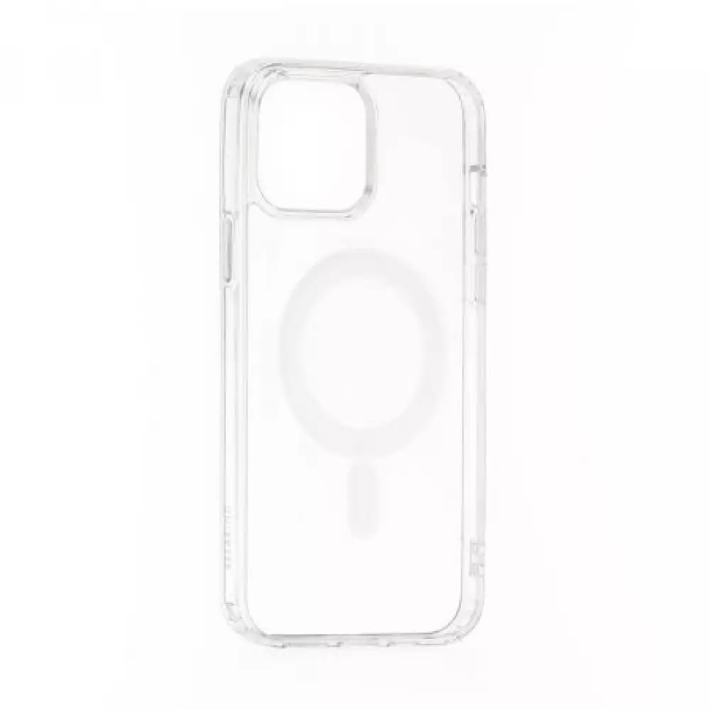 Накладка силиконовая Breaking Mag•Safe для iPhone 15 Pro Max (Прозрачный) 43198