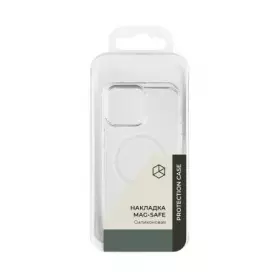 Накладка силиконовая Breaking Mag•Safe для iPhone 15 Pro Max (Прозрачный) 43198