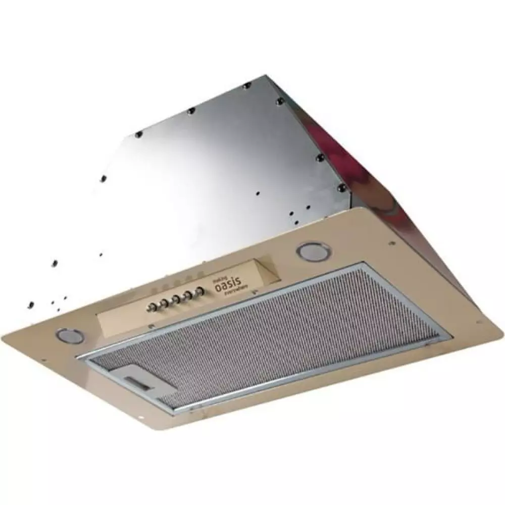 Встраиваемая вытяжка Oasis UM-52I 1000 куб бежевый
