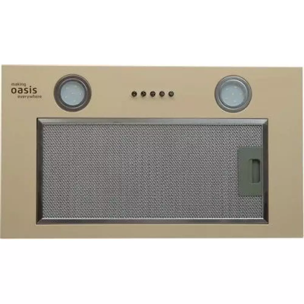 Встраиваемая вытяжка Oasis UM-52I 1000 куб бежевый