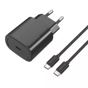 СЗУ Breaking P-08, USB-C, PD 25W, 3A+кабель USB-C-USB-C (черный) 22243