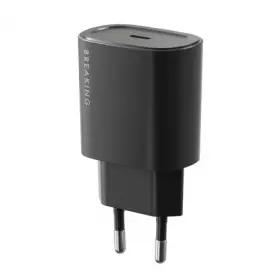 СЗУ Breaking P-08, USB-C, PD 25W, 3A+кабель USB-C-USB-C (черный) 22243