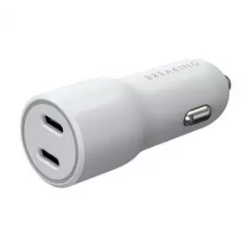 АЗУ Breaking A05, 2USB-C PD 40W, 3A (белый) 23185