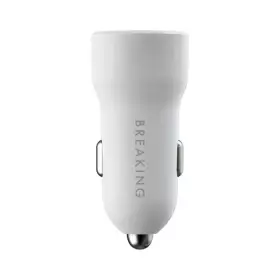 АЗУ Breaking A03, USB-C PD 20W, 3A+кабель USB-C - Lightning (белый) 23181