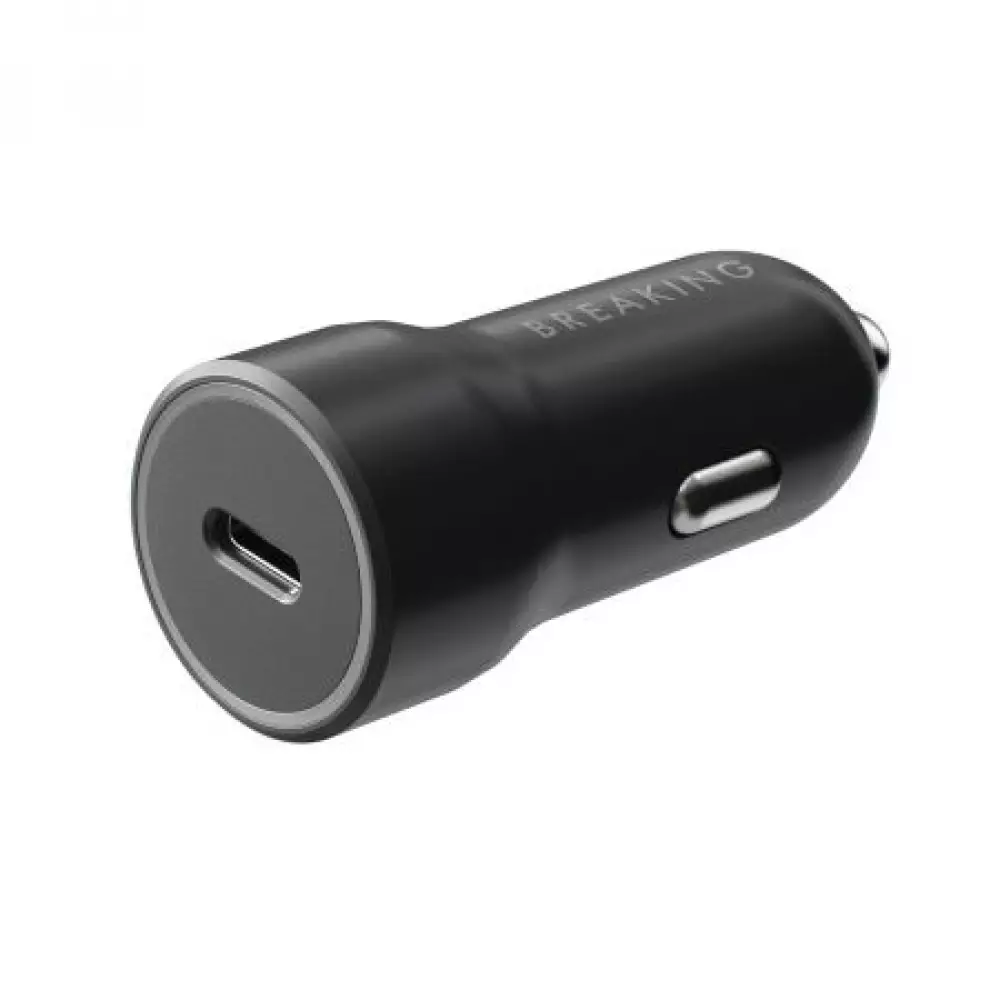 АЗУ Breaking A04, USB-C PD 20W, 3A+кабель USB-C - USB-C (черный) 23184