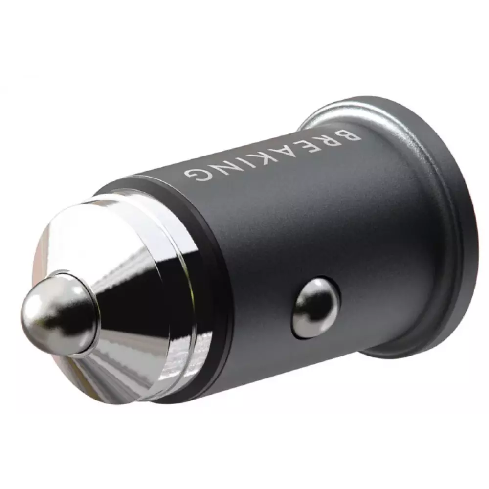 АЗУ Breaking C10, USB-A + USB-C, QC 3.0, PD 48W, 3A, Steel, Mountain series (графит) 23187