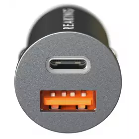 АЗУ Breaking C10, USB-A + USB-C, QC 3.0, PD 48W, 3A, Steel, Mountain series (графит) 23187