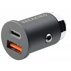 АЗУ Breaking C10, USB-A + USB-C, QC 3.0, PD 48W, 3A, Steel, Mountain series (графит) 23187