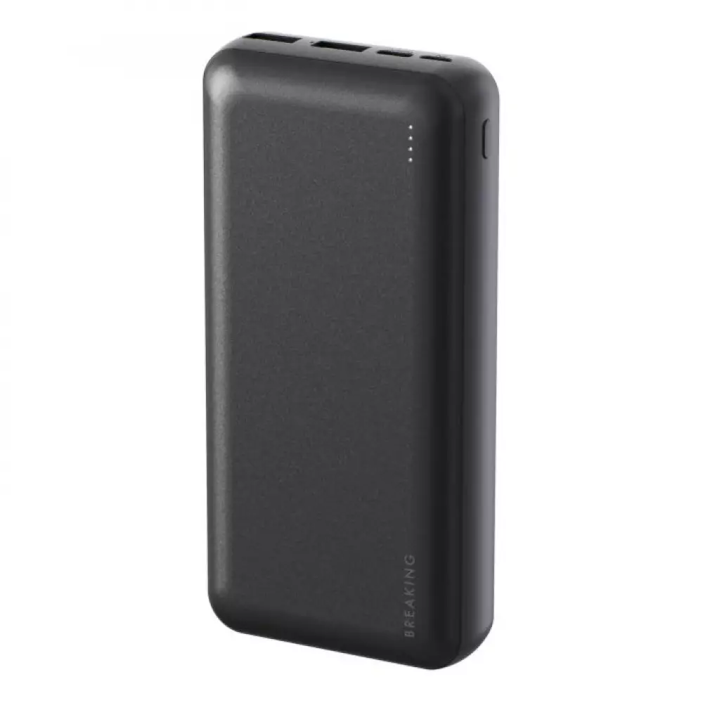 Внешний аккумулятор Breaking P214, 2USB-A, 20 000 mAh, 2.1A, 10,5W (Графит) 27227