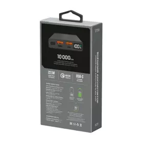 Внешний аккумулятор Breaking P211, 2USB-A, USB-C, 10 000 mAh, 5.0A, 22,5W, PD, QC LED (Черный) 27211