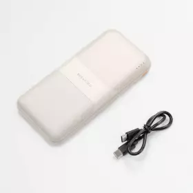 Внешний аккумулятор Breaking P204, USB-A+USB-C, 10 000 mAh, 3.0A, 20W, PD, QC 3.0 (Бежевый) 27238