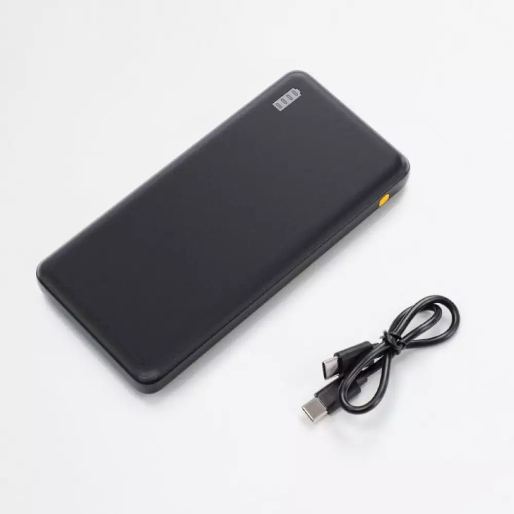 Внешний аккумулятор Breaking P203, USB-A+USB-C, 10 000 mAh, 3.0A, 20W, PD, QC 3.0 (Черный) 27237