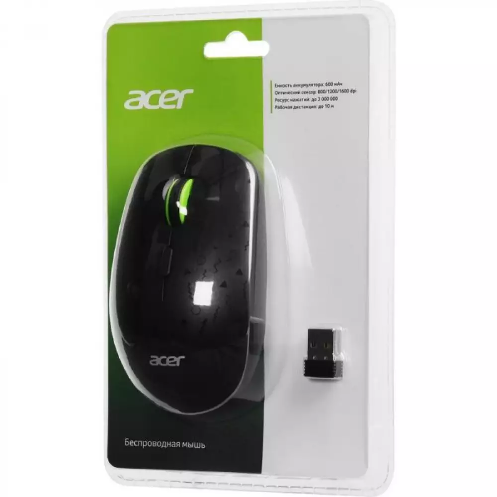 Мышь беспроводная Acer OMR307  черная