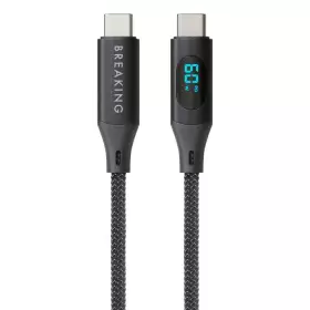 Кабель Breaking Mountain series K18, USB-C USB-C, 1.2м (черный) 21343