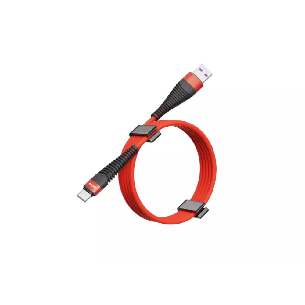 Кабель Breaking Mountain series K16, 2USB-C, 3.0А 1м (красный) 21341
