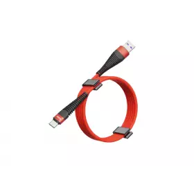 Кабель Breaking Mountain series K16, 2USB-C, 3.0А 1м (красный) 21341