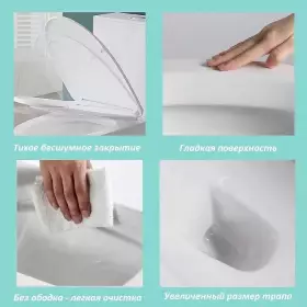 Унитаз напольный Ceruttispa Maiella 640*370*810 безобод., дюропласт с микролифт 10314