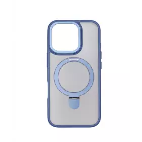 Накладка пластиковая Breaking M01 Stand Style для iPhone 16 Pro Max (Blue Titanium) 43226