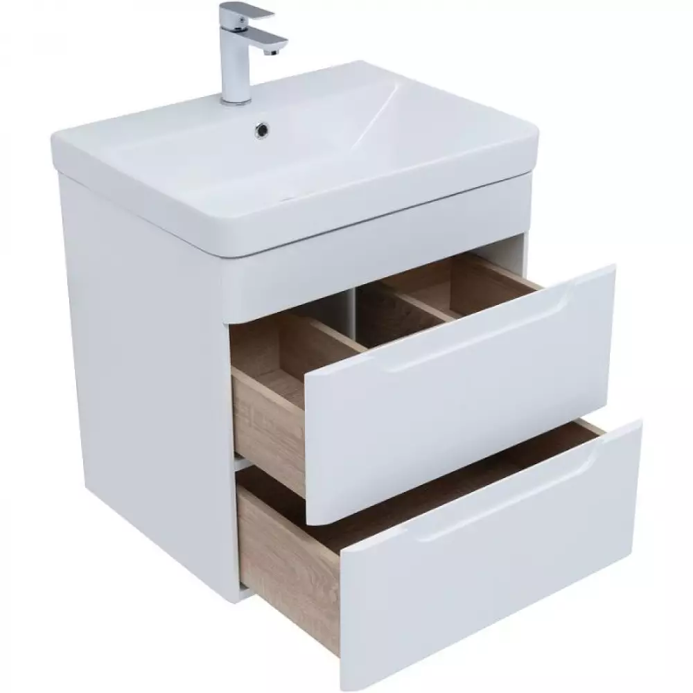 Тумба Aquanet София 60 под ум. Миранда 60 (ручки хром) 10943