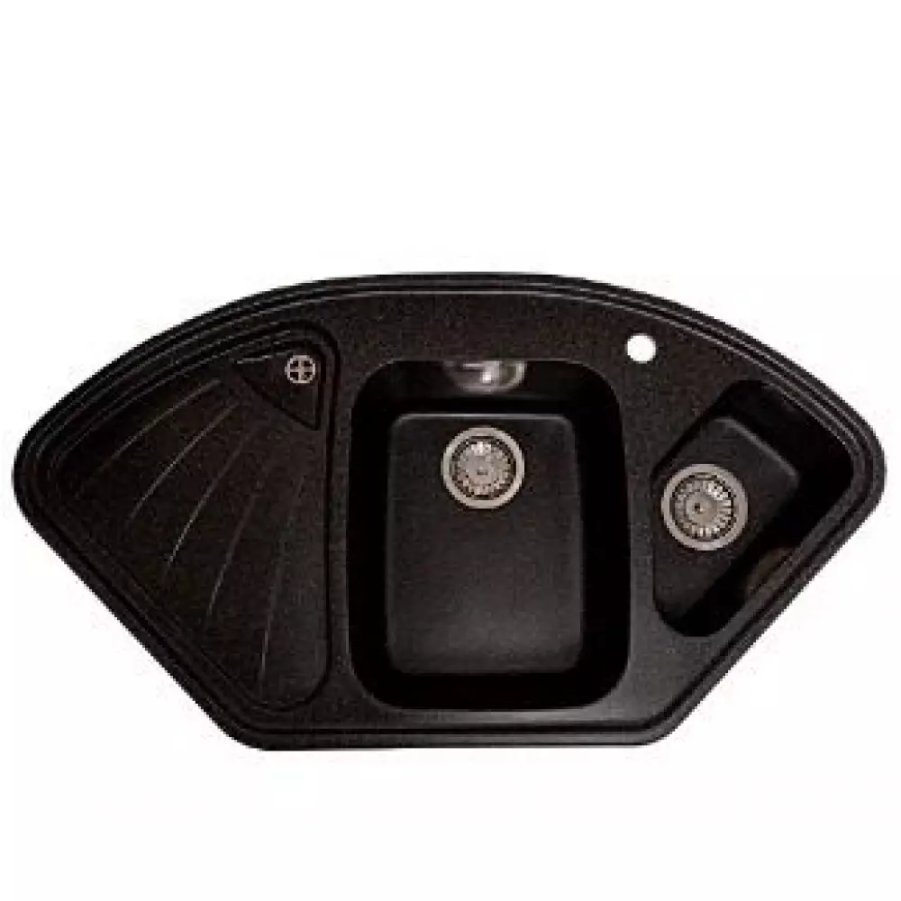 Мойка GranAlliance G-61 черная глянцевая