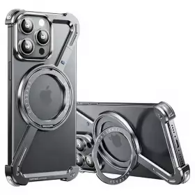 Чехол Movenchy iPhone 16 Pro Max серебристый