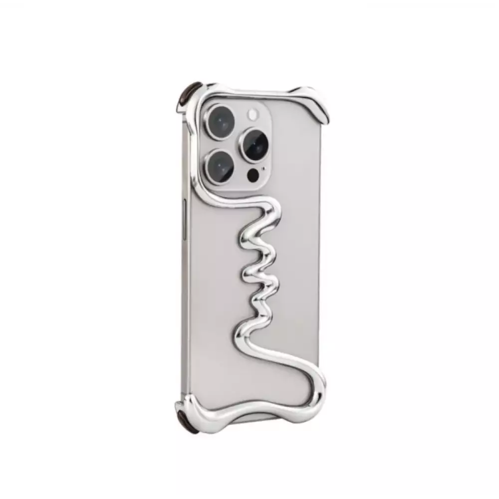 Чехол Oneline case iPhone 16 Pro Max титановый