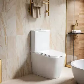 Унитаз напольный Ceruttispa Manlio 640*350*805 с бачком, дюропласт с микролифт 10618