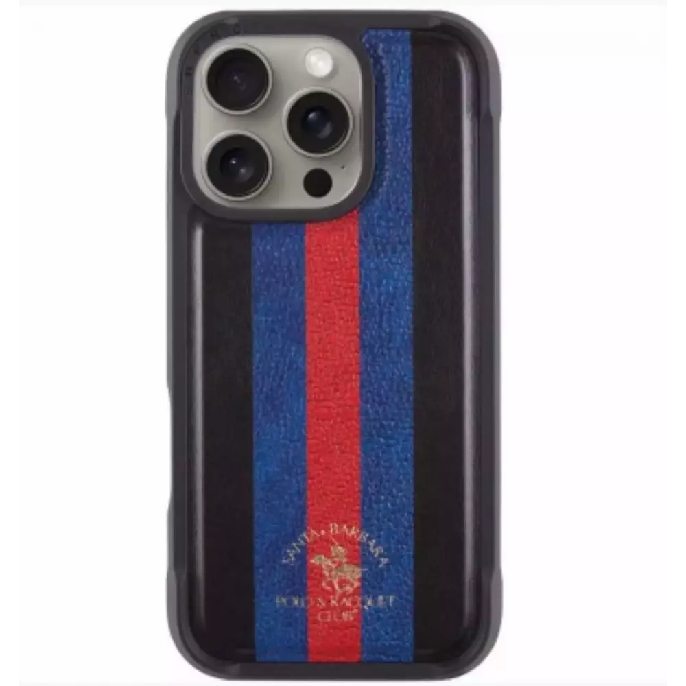Чехол Santa Barbara Barton iPhone 16 Pro черно-синий