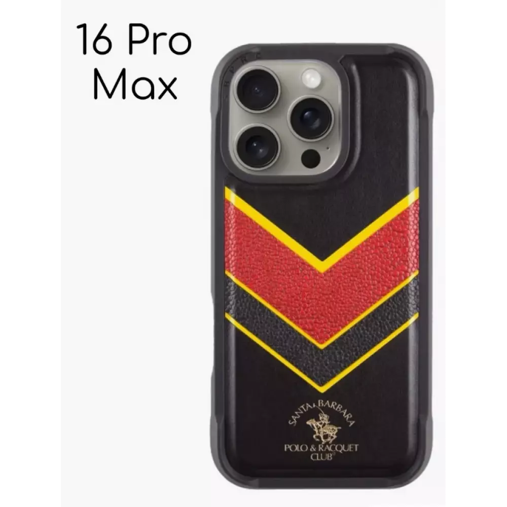 Чехол Santa Barbara Barton iPhone 16 Pro черно-синий